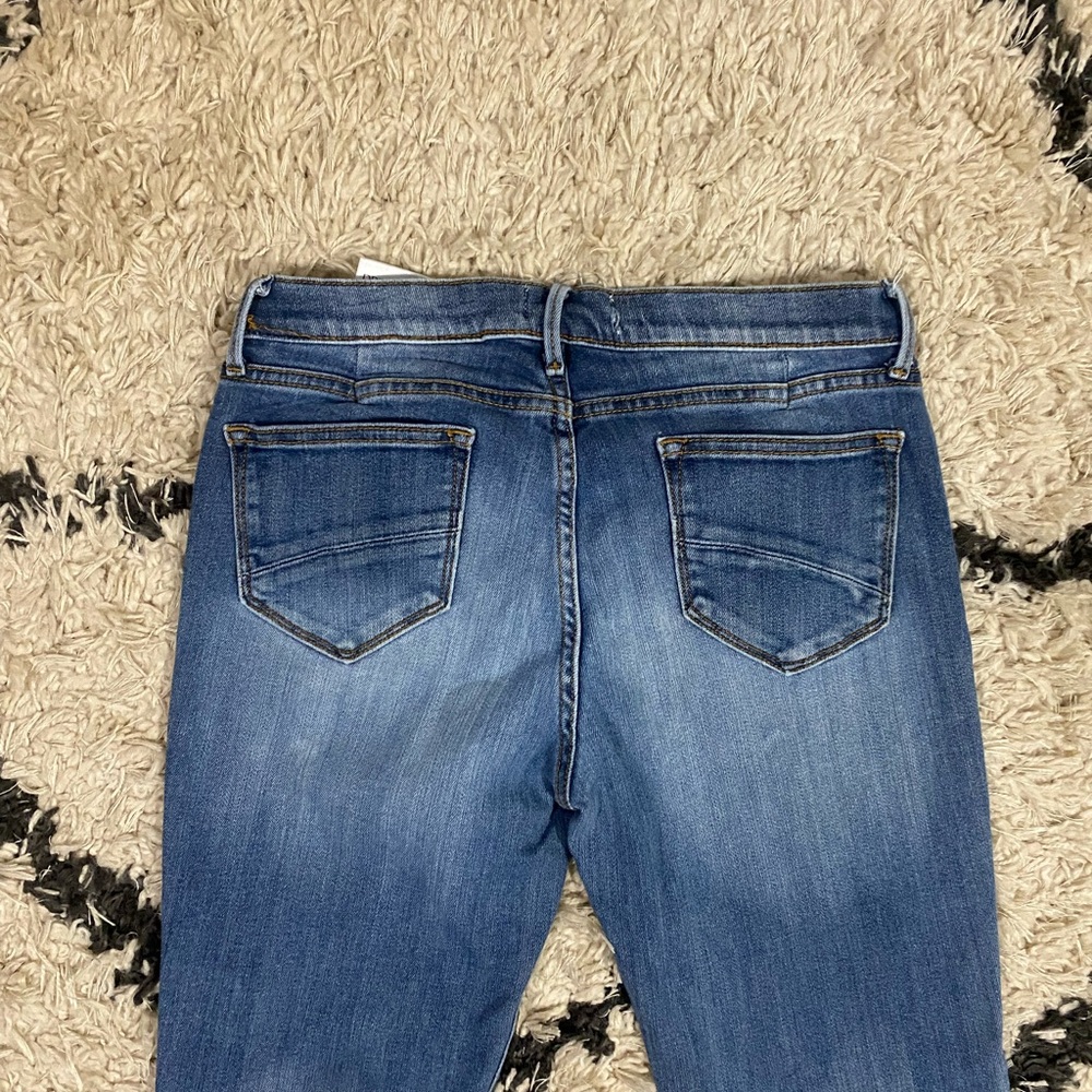 Driftwood Colette Straight Leg Embroidered Hem Jeans - Picture 7 of 10